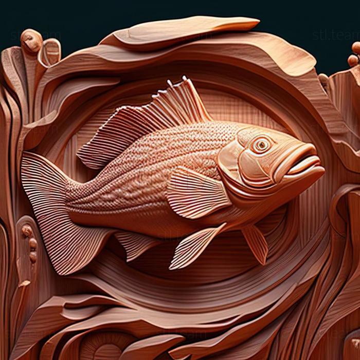 3D model Schaper s epiplatis fish (STL)